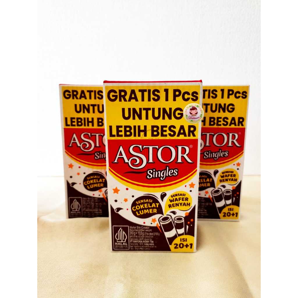 

.Astor Single Wafer Stick Chocolate 310gr (scp)