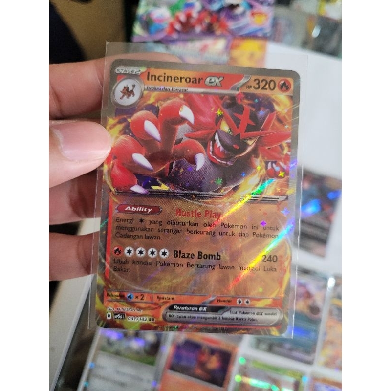 kartu pokemon TCG indonesia Incineroar EX