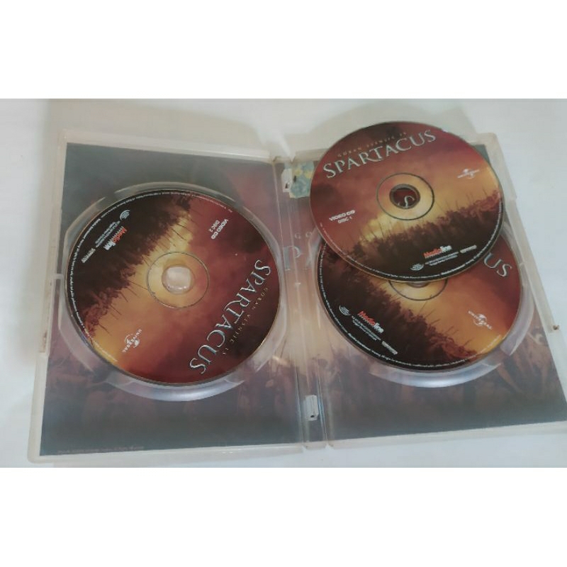 VCD Original Film Kolosal SPARTACUS ,