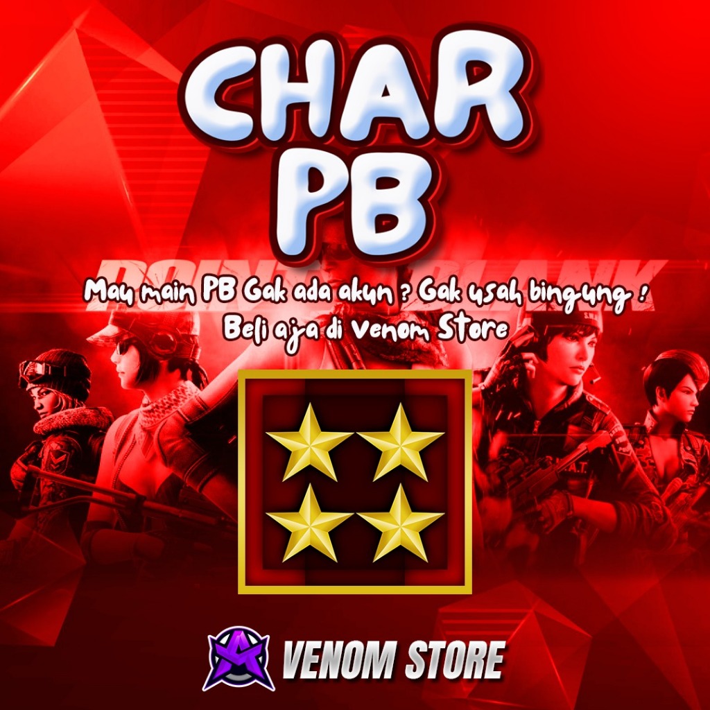 CHAR POINT BLANK / CHAR PB / AKUN PB - B4 (GENERAL)