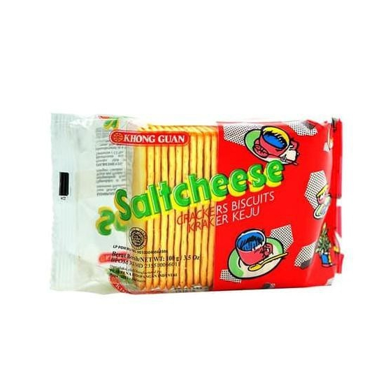 

khong guan saltcheese crackers keju 100gr - saltcheese biskuit keju