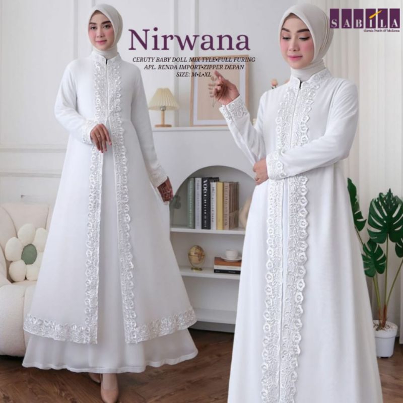 ANGGRAINI ~ SABILA ~ GAMIS SYARI ~ GAMIS BUSUI ~ SPECIAL WHITE EDITION ~ GAMIS SPESIAL WARNA PUTIH ~