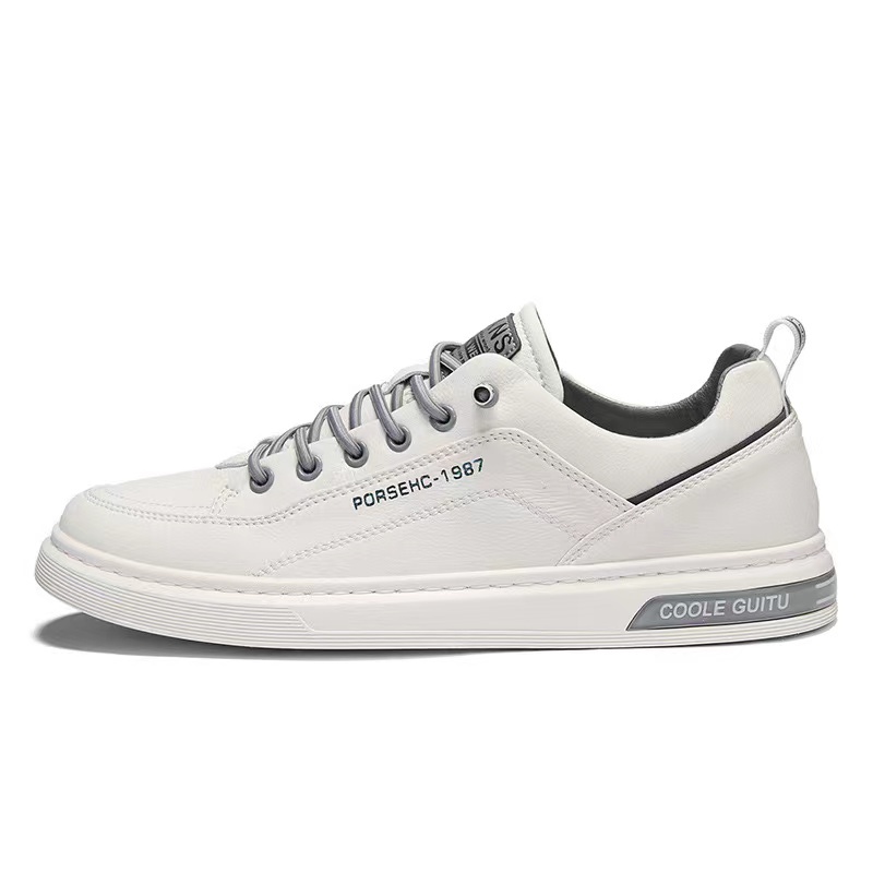 sepatu sneaker pria  casual putih kekinian sepatu sport putih cowok pria kasual sneakers kulit