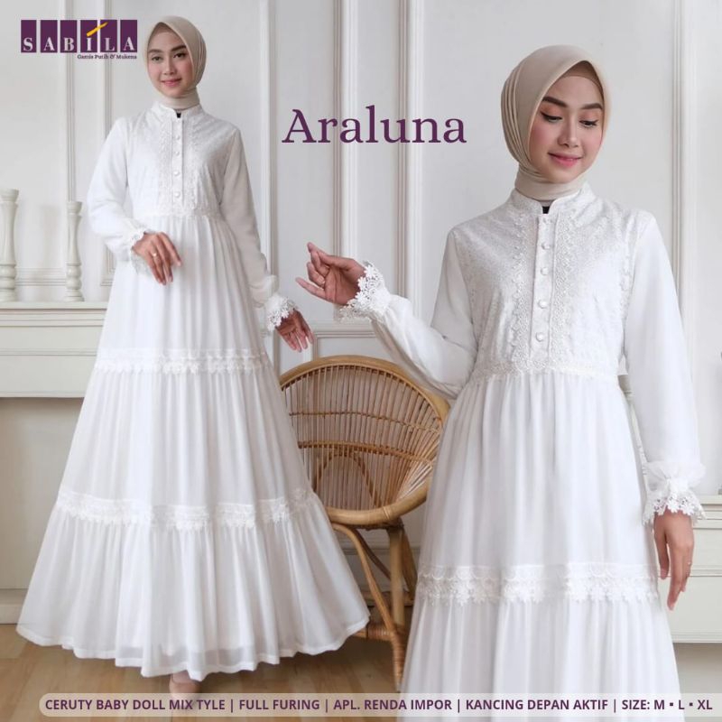 ANGGRAINI ~ SABILA ~ GAMIS SYARI ~ GAMIS BUSUI ~ SPECIAL WHITE EDITION ~ GAMIS SPESIAL WARNA PUTIH ~