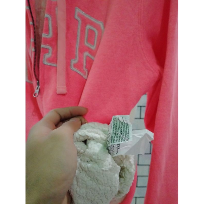 Zipper Hoodie gap sherpa dalam second original