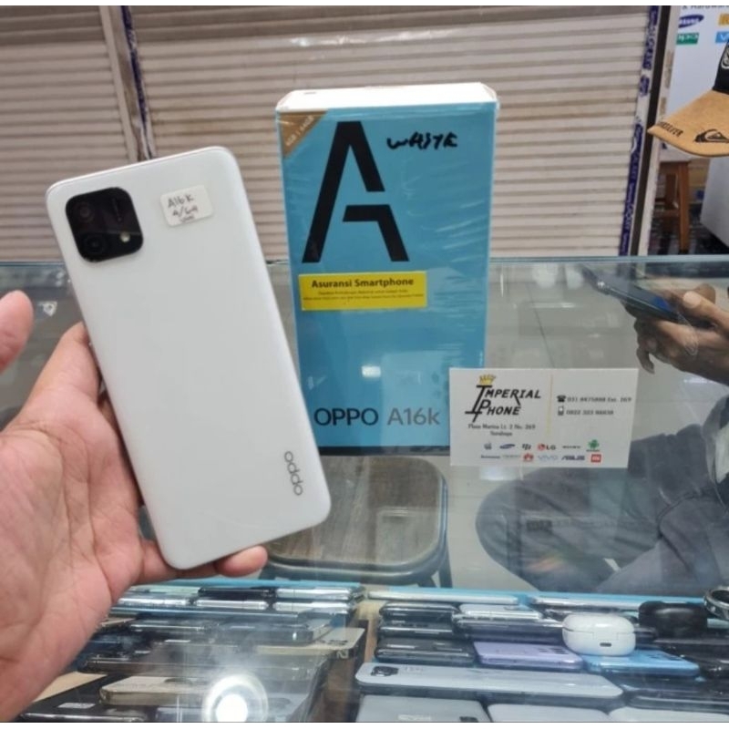 oppo a16k 4/64 resmi second