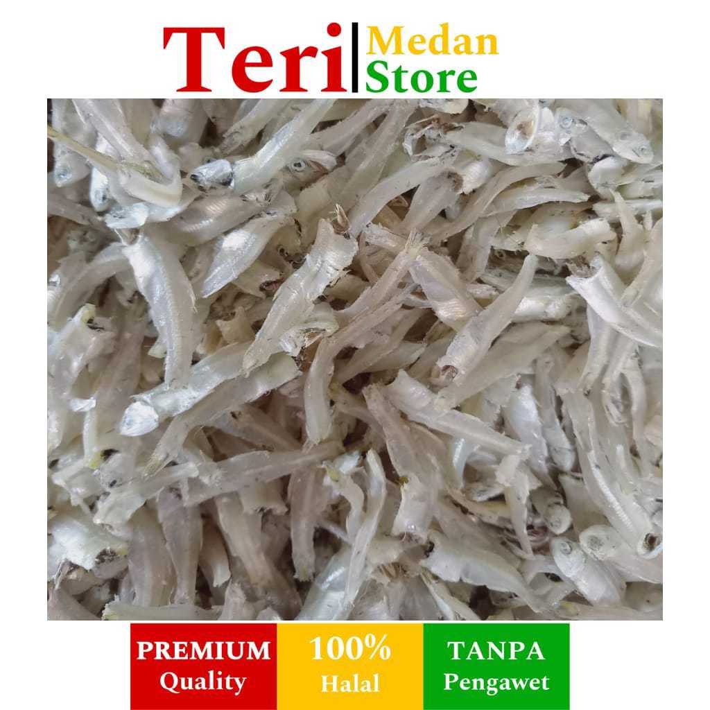 

Ikan teri pekto gepeng kering asli medan kualitas super premium berat 1 kg