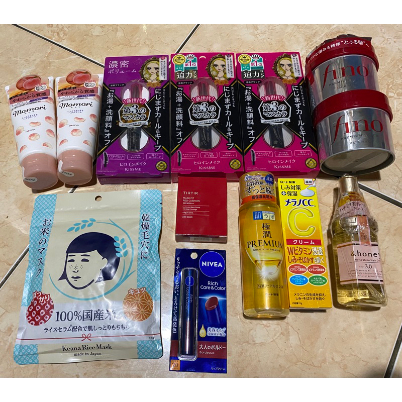 momori hair cream kiss me mascara tirtir mask fit red cushion 23N &honey hair oil