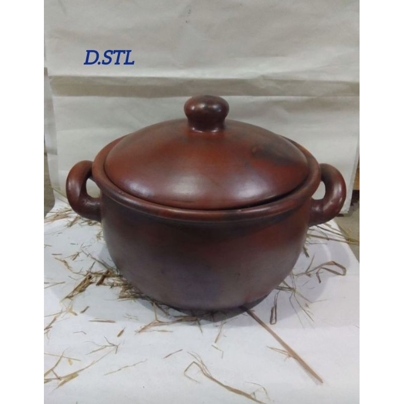 Panci Sayur Besar D.30cm tanah liat gerabah