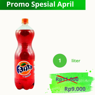 

Minuman Bersoda Fanta 1 Liter dan 1,5 Liter