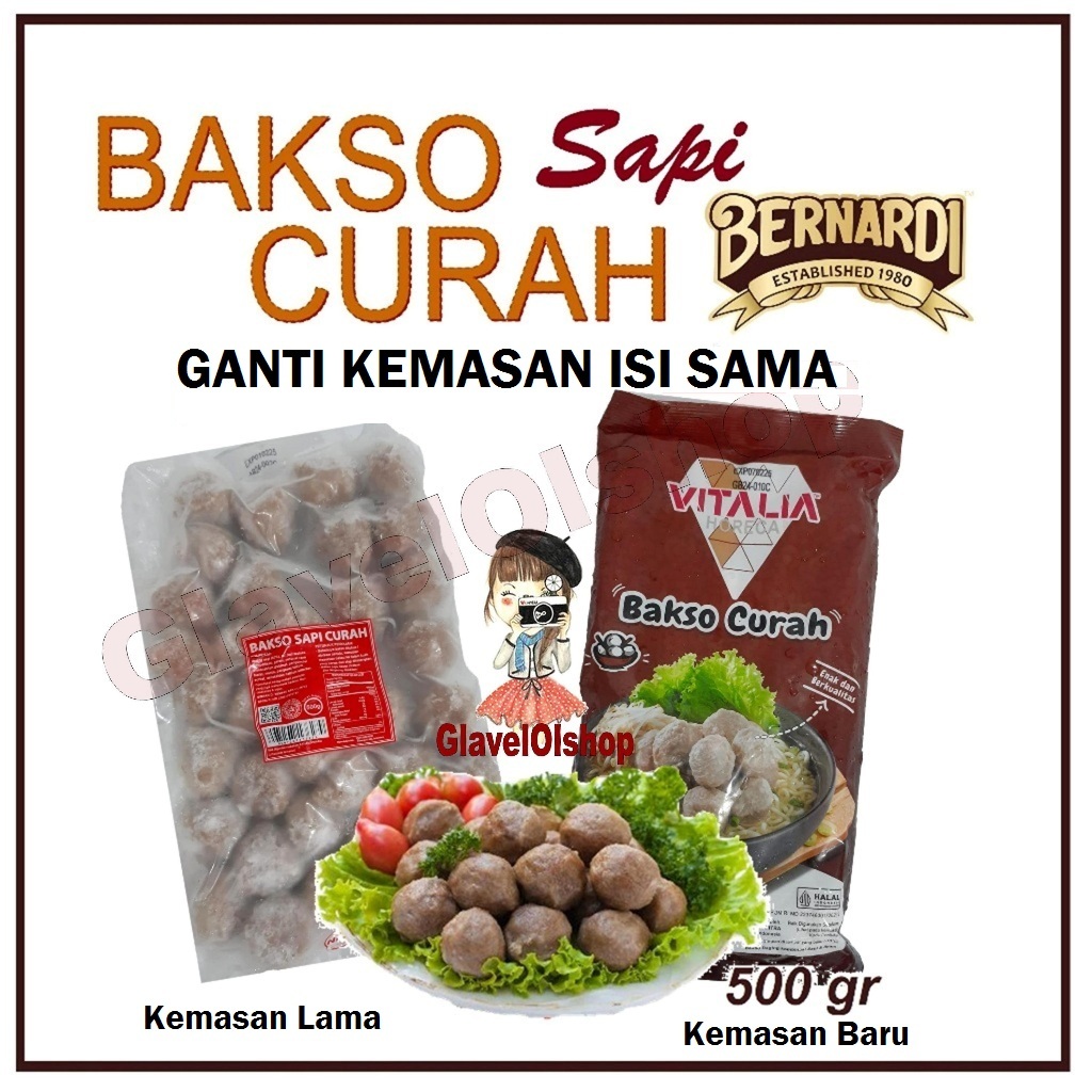 

BERNARDI BAKSO SAPI CURAH 500gr/BAKSO CURAH BERNARDI/BERNARDI BAKSO CURAH/VITALIA BAKSO CURAH