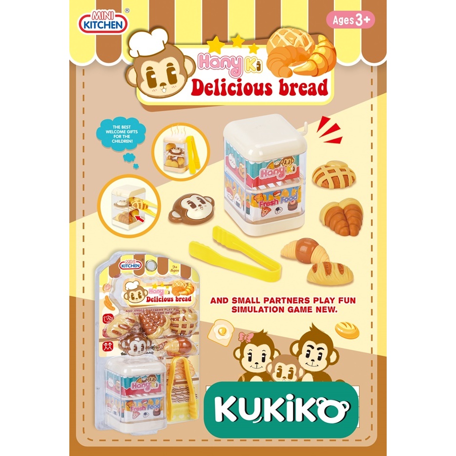 

Kukiko Mini Kitchen-Bread Set 623-604