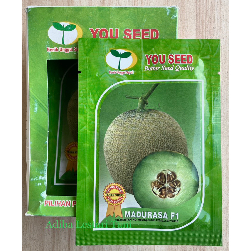 Benih Melon MADURASA F1 Isi 10 Gram - Benih Melon Unggul Cap You Seed