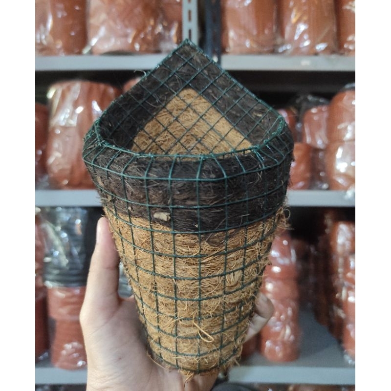 Pot Anggrek / Pot Sabut Kelapa / Pot Sabut Kelapa Corong