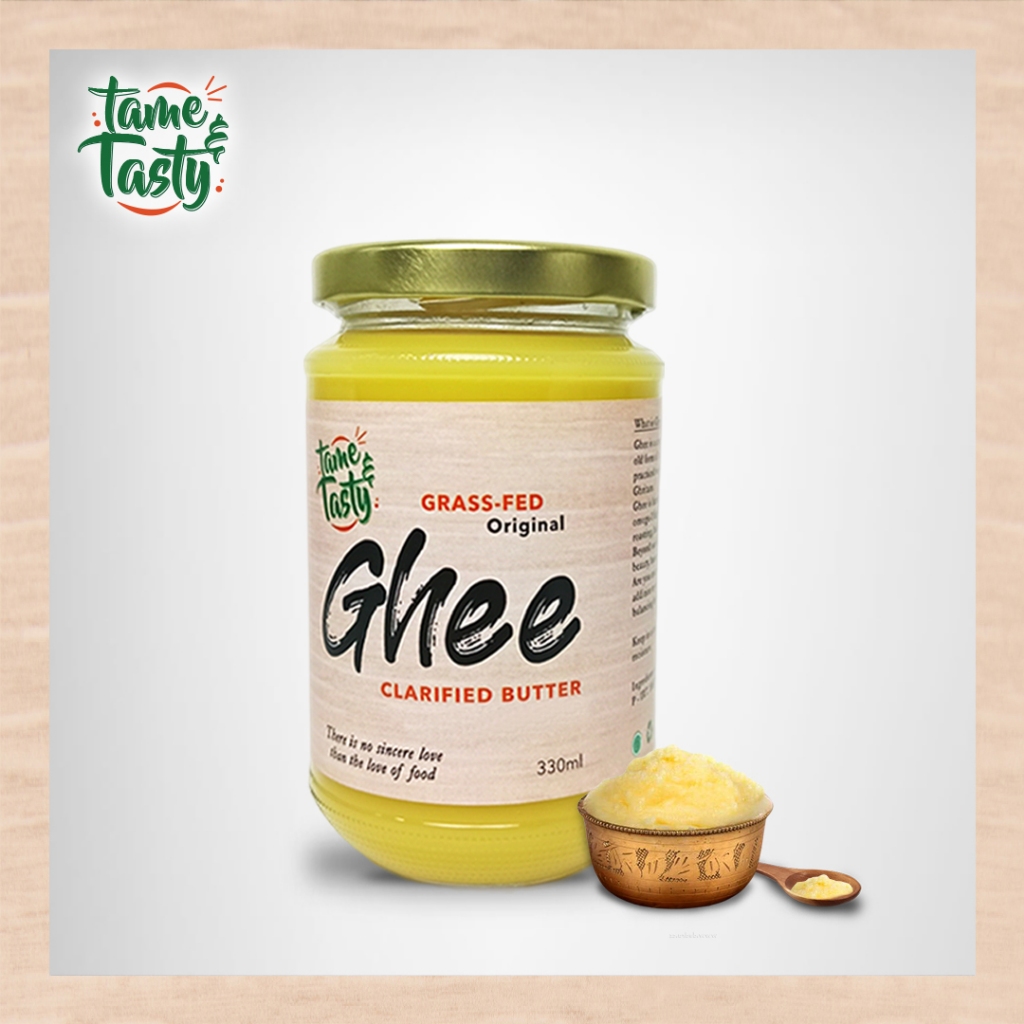 

Tame&Tasty Organic Ghee 330gr (Minyak Samin Lokal) - ORIGINAL 330 ML