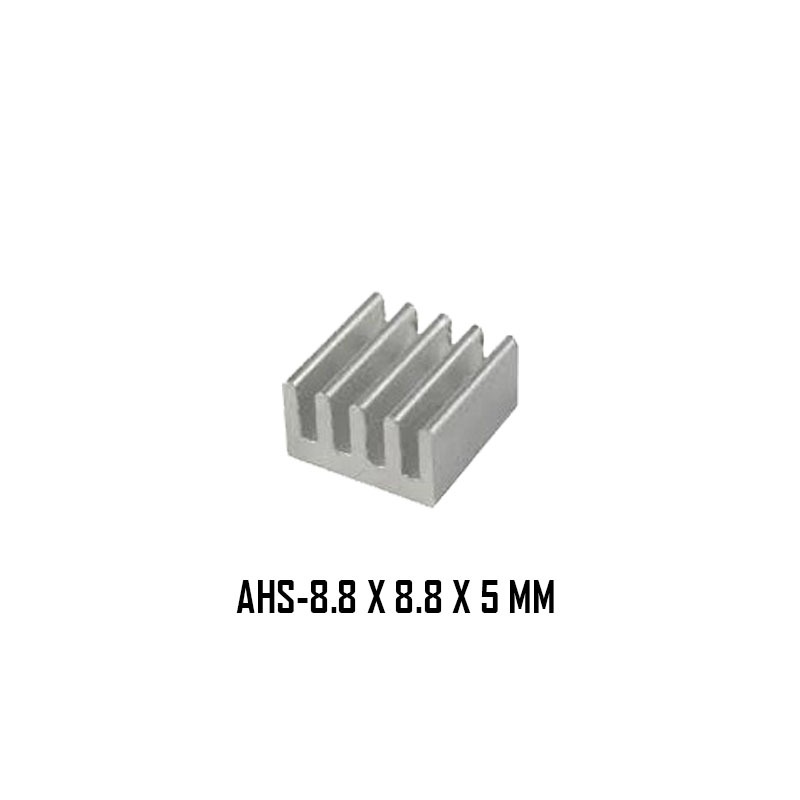 EELIC AHS-8.8MM/11MM ISI 1PCS Aluminium Heatsink A4988 Stepper Motor Driver CNC, 3D Printer, Mesin Ukiran