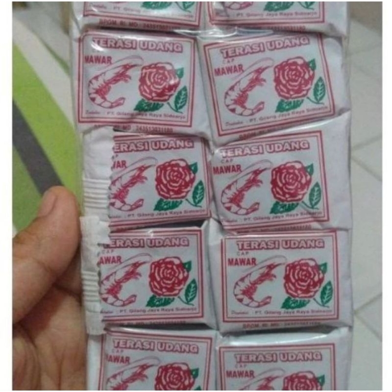 

TERASI CAP MAWAR TERASI UDANG PER PAK 10 PCS