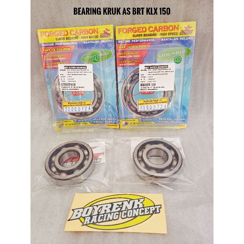 BEARINGS KRUK AS BRT KLX 150 JUPITER MX VIXION VEGA ZR-BOYRENK RACING