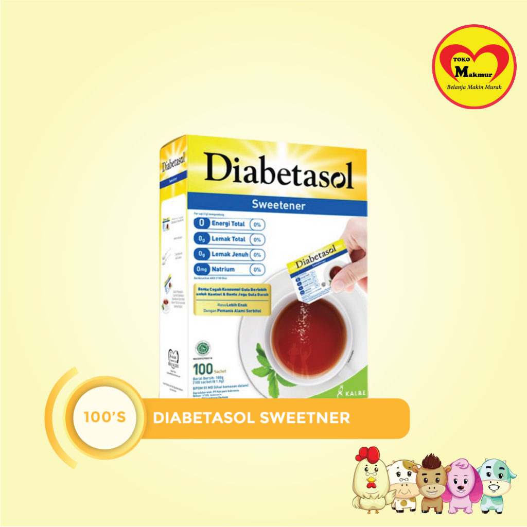 

Diabetasol Sweetener 100'S / Toko Makmur Pondok Jati