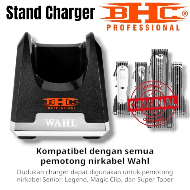 Wahl Cordless Clipper Charge Stand - Aksesoris Charger Alat Cukur Rambut Mesin Pencukur Charger Char