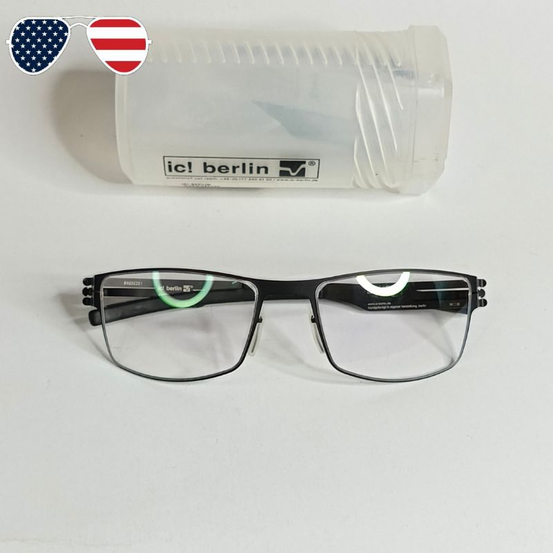 Kacamata IC Berlin Arthur Black Pure Titanium Original Germany