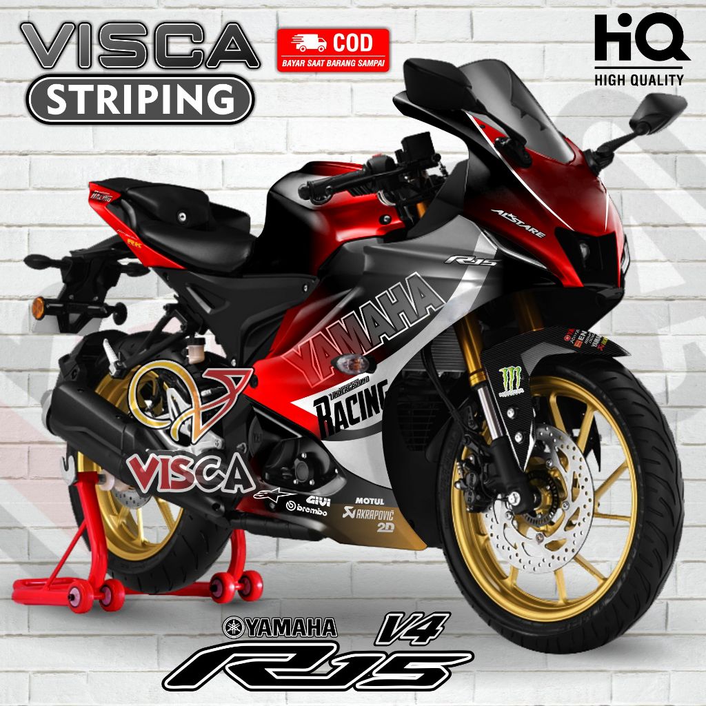 Decal R15 V4 Full Body - Stiker R15 V4 Full Body - Dekal R15 V4 Full Body - Striping R15 V4 Variasi 