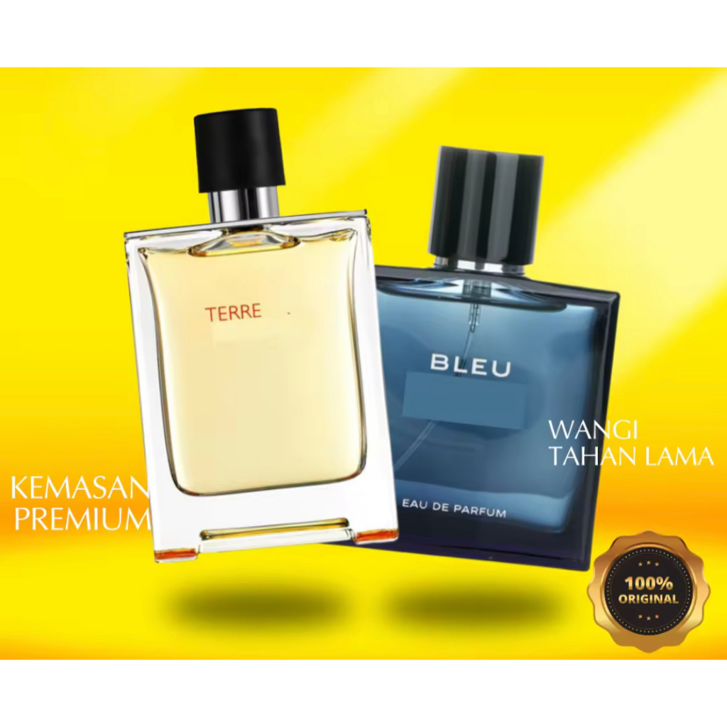Parfume Pria Terre DHermes Tahan Lama EDP 100ml Minyak Wangi Cewek Cowok Wanita Unisex Tere De Herme