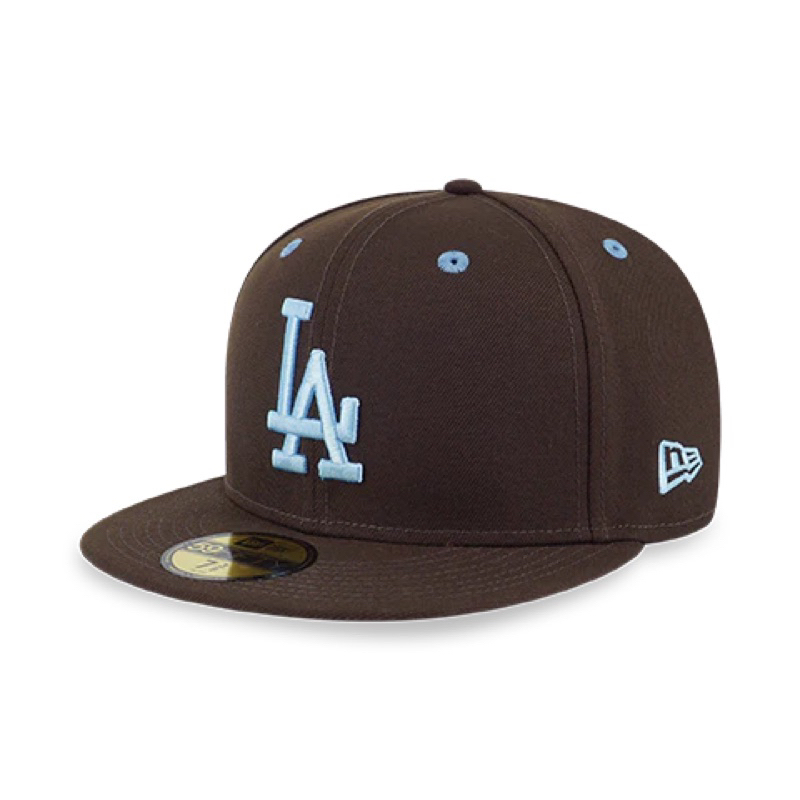 TOPI NEWERA 59FIFTY PACK - EASTER LOS ANGELES DODGERS COOPERSTOWN BIRDSEYE BLUE UNDERVISOR WALNUT 59