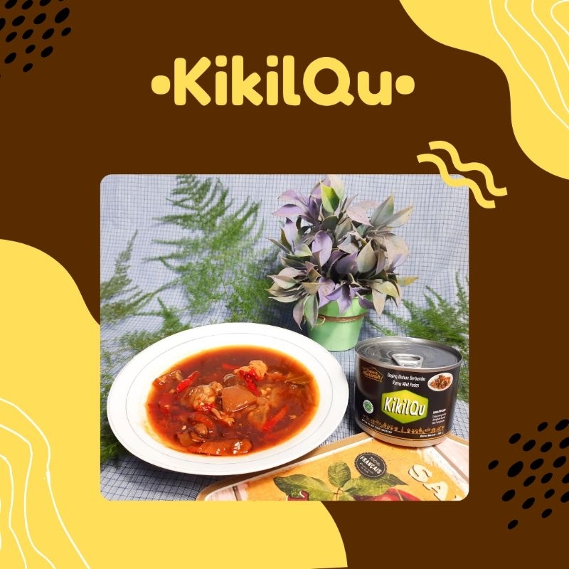 

[KALENG] DAPUR MARWAH KIKILQU/KIKIL PEDAS MANIS/OSENG KIKIL 200gr