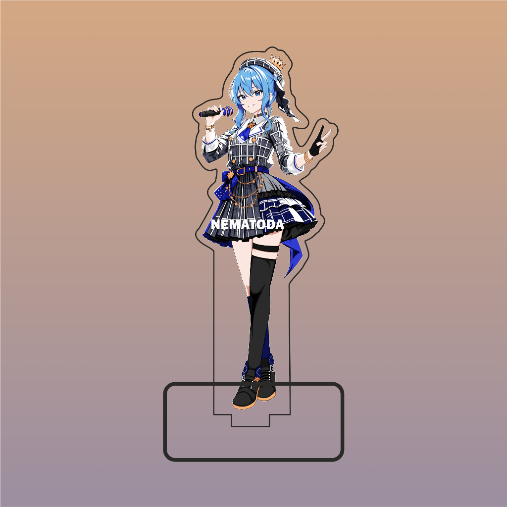 Figure Akrilik Hololive JP Hoshimachi Suisei - Standee Akrilik Hololive JP Hoshimachi Suisei - Stand