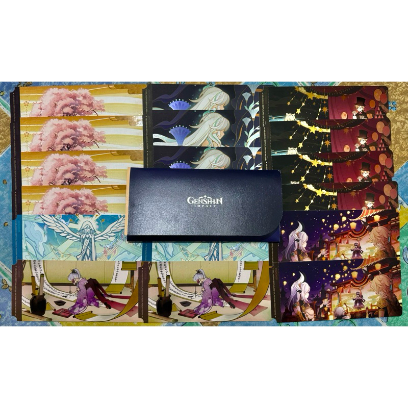 

Ready merch 2023 GENSHIN IMPACT Tiket holo bookmark Scaramouch Cat Inazuma venti mondstat liyue sumeru fontaine shenhe aether lynette lyney ei ayaka nahida