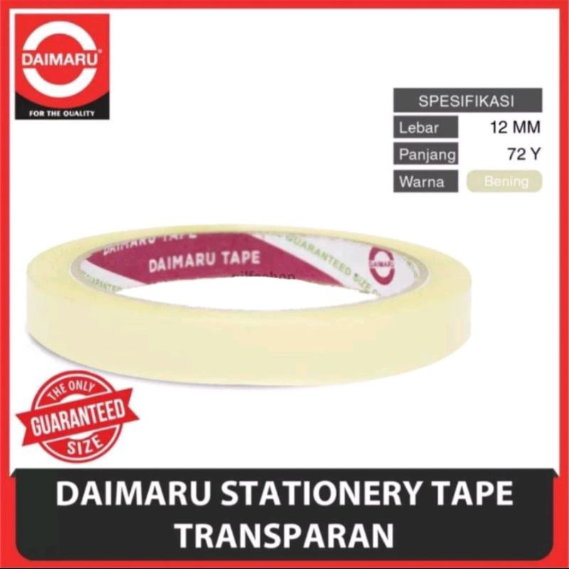 

cello tape daimaru/slasiban bening/selotip