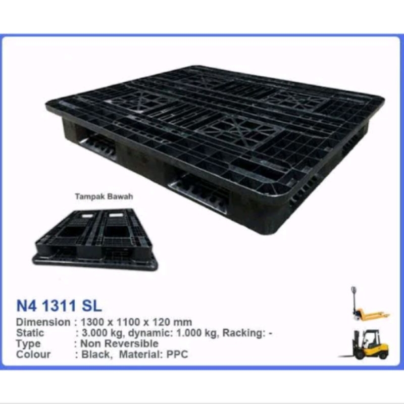 

PALET PLASTIK BERKUALITAS KUPING UKURAN 130×110×12