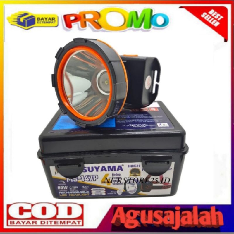 Senter Kepala Dimmer Mitsuyama MS-182P Cahaya Putih