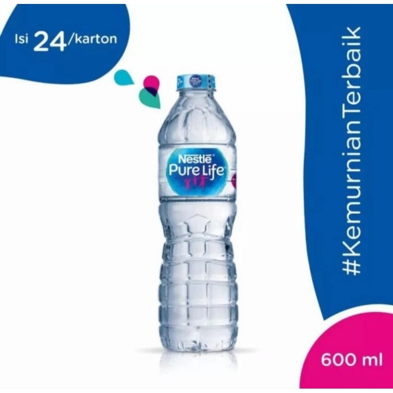 

Nestle Pure life 600 Ml karton isi 24