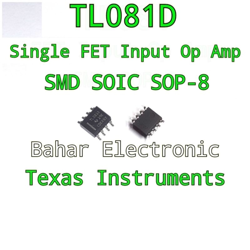 IC TL081 TL081D SMD SOIC SOP-8 Original Texas Instruments