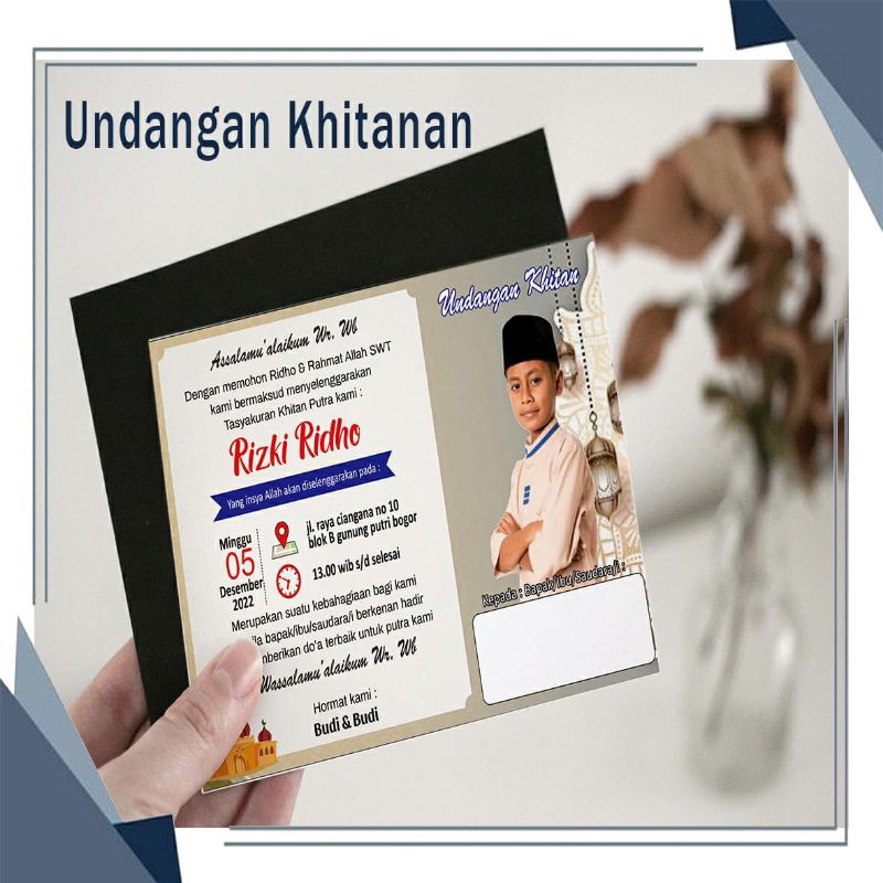 undangan khitan mini undangan mini kopi tasyakuran khitanan undangan nasi kotak undangan sunatan wal
