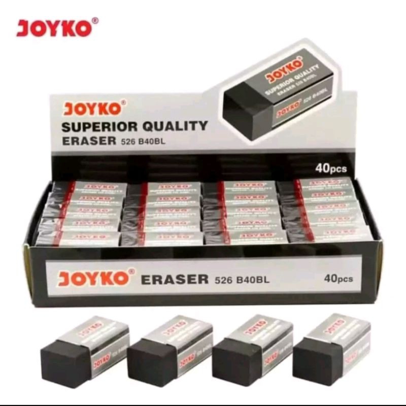 

stip joyko kecil hitam b40B/eraser/penghapus pencil