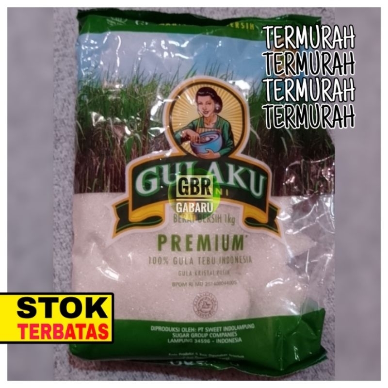 

(TERMURAH - GBR) GULAKU Ijo Hijau Gula Pasir 1KG premium