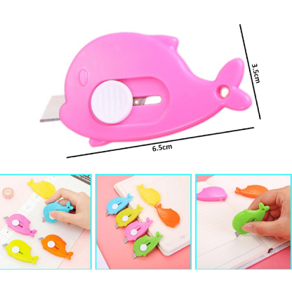 

SALE ⚡Cutter Mini Motif Dolphin / Pisau Kertas Praktis / Cutter Mini Motif Dolphin Pisau Kecil Model Dolphin