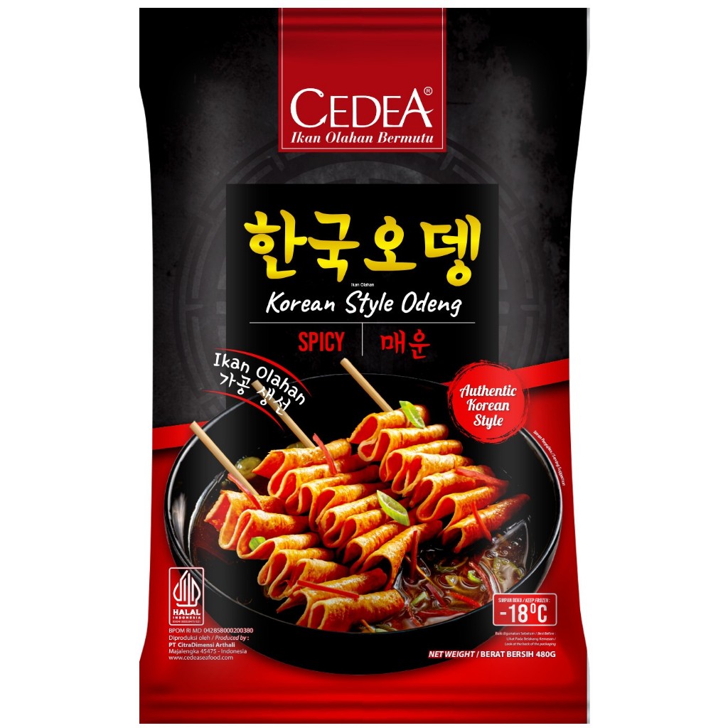 

CEDEA Korean Style Odeng Spicy 480gr