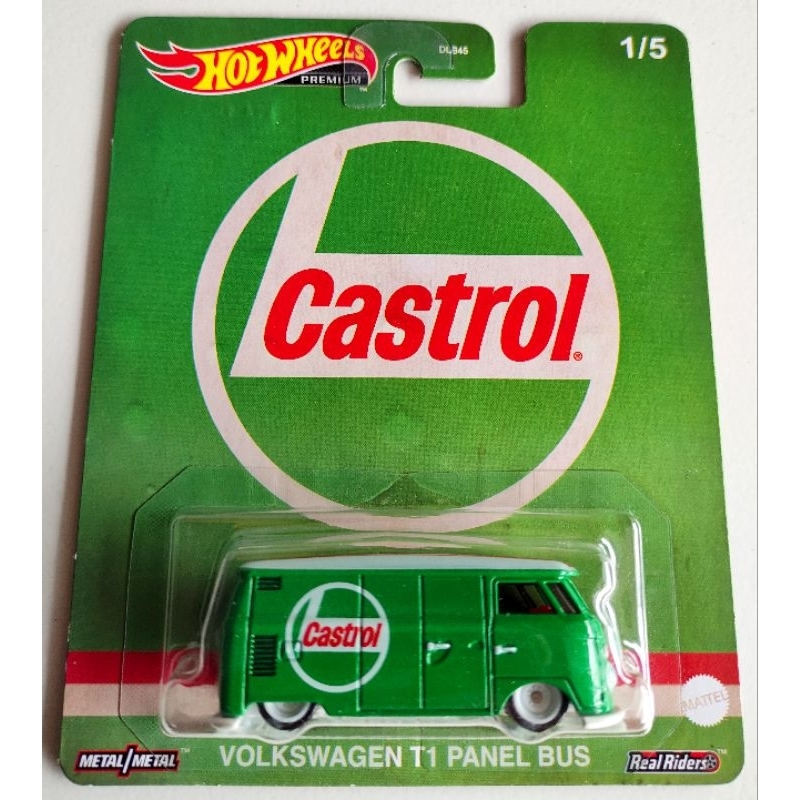 Hotwheels Volkswagen T1 panel bus castrol