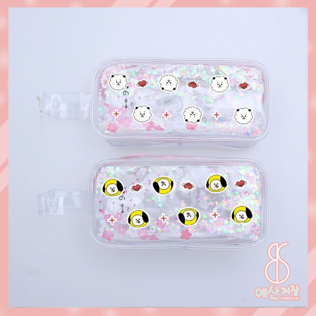 

[BS] BISA COD Kotak Pensil BT$ BT2I KP*P Tempat Pensil Glitter Pencil Case - KP549