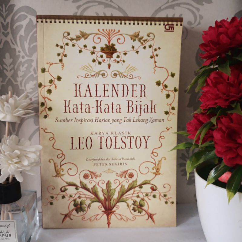 ORIGINAL BUKU KALENDER KATA - KATA BIJAK by Leo Tolstoy