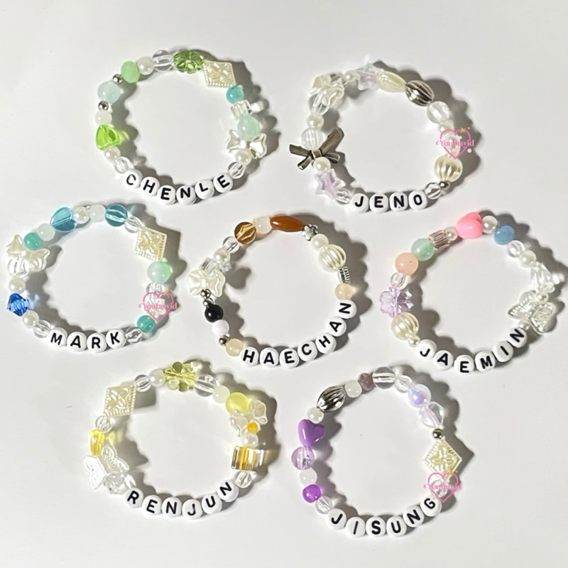 NCT DREAM BRACELET | Gelang manik NCT DREAM | Gelang Nama NCT DREAM | THE DREAM SHOW 3 | Freebies Th