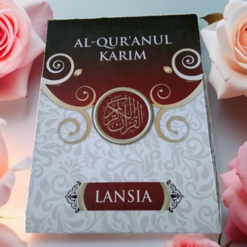 AlQuran Besar Lansia Jumbo Tanpa Terjemah Huruf Besar Original Lansia