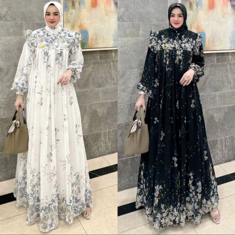 gamis ceruty set hijab Ori Meisa Store