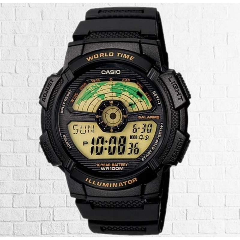 Jam Tangan Casio AE-1100W-1BVDF Original