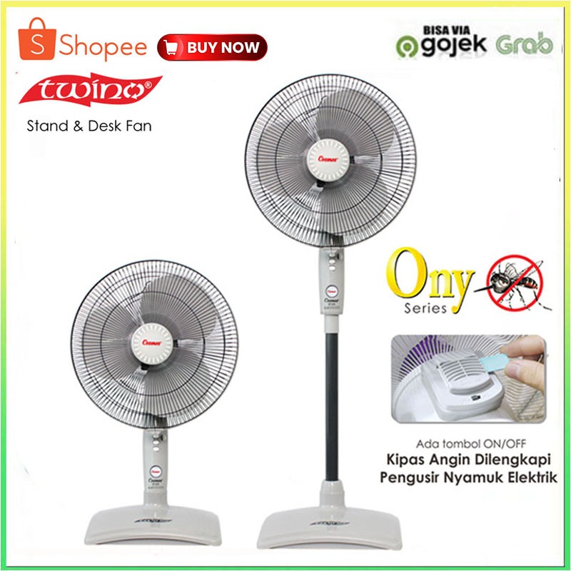 Cosmos Twino 16sn Kipas Angin Berdiri & Duduk 16inch