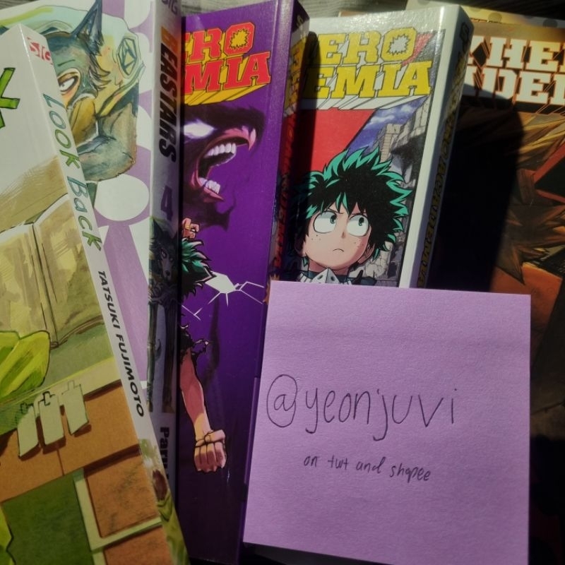 Preloved novels, comics, mangas | harry potter HP look back bnha my hero academia haikyuu alice osem